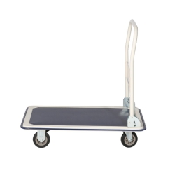Vista de perfil del Carro plataforma plegable 250 kg