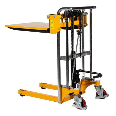 Mini apilador 400 kg elevación 850 mm - Bandeja alta Mini apilador 400 kg elevación 850 mm - Bandeja alta