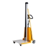 Vista trasera de 3/4 del apilador para puesto de trabajo 1714mm 100kg - plataforma baja