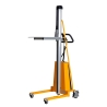 Vista trasera de 3/4 del apilador para puesto de trabajo 1714mm 100kg - plataforma medio-alta