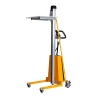 Vista trasera de 3/4 del apilador para puesto de trabajo 1714mm 100kg - plataforma alta