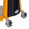Zoom en las ruedas delanteras del apilador para puesto de trabajo 1714mm 100kg