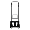 Carretilla de mano plegable de aluminio 90kg - vista frontal desplegada con pala plegada