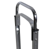 Carretilla de mano plegable de aluminio 90kg - zoom en el arco de empuje