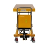 Vista frontal de la mesa elevadora 1500kg - plataforma alta
