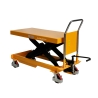 Vista delantera  de 3/4 de la mesa elevadora 1500kg - plataforma medio-alta