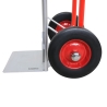 Carretilla de mano de aluminio multiusos 200 kg - zoom en las ruedas