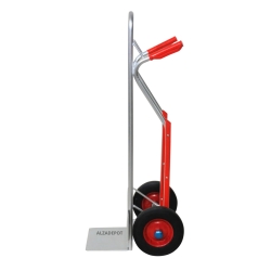 Carretilla de mano de aluminio multiusos 200 kg - vista de perfil