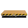 Mesa elevadora 2500kg 1420x815mm - vista de perfil - posición baja