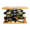 Mesa elevadora eléctrica Tijeras triples 2000 kg - posición medio-alta