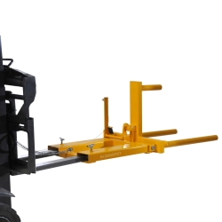 Manipulador de bidones 400kg para carretilla elevadora - vista trasera de 3/4