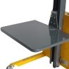 Zoom sobre la plataforma del Apilador para puesto de trabajo 250 kg - 1500 mm