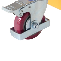 Zoom sobre la rueda giratoria del Apilador para puesto de trabajo con manivela 80 kg - 1100 mm