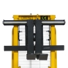 Apilador con manivela 500 kg elevación 1500 mm horquillas ajustables