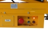Mesa elevadora eléctrica doble tijera móvil 500kg - zoom en el botón de parada de emergencia