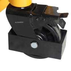 Zoom sobre la rueda del Apilador volteador de barriles extra bajo 350 kg – elevación 1500 mm