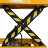 Mesa elevadora semieléctrica móvil 1000kg - zoom en las tijeras