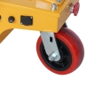 Zoom en la rueda giratoria del remolcador eléctrico 2500kg