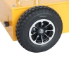 Zoom en la rueda motriz del remolcador eléctrico 2500kg