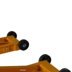 Zoom a los rodillos del Desenrollador de carretes – Capacidad 3000 kg