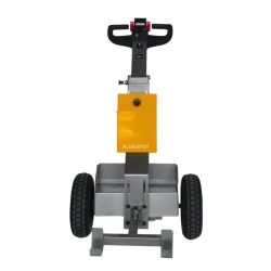 Vista trasera del remolcador eléctrico 1000kg - gancho desplegado