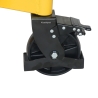 Zoom sobre la rueda giratoria del Apilador volteador de barril 450 kg - elevación 1600 mm - Horquillas ajustables