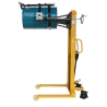 Apilador volteador de barril 450 kg - elevación 1600 mm - Horquillas ajustables