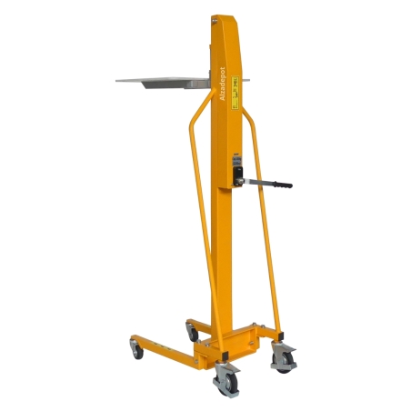 Vista general del Apilador para puesto de trabajo con manivela 100 kg - 1500 mm