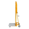 Vista lateral del Apilador para puesto de trabajo con manivela 100 kg - 1500 mm