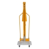 Vista trasera con la plataforma baja del Apilador para puesto de trabajo con manivela 200 kg - 1500 mm