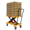 Mesa elevadora manual de nivel constante 210 kg con paquetes