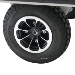Zoom a la rueda del Carro plataforma eléctrico - 800 kg