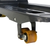 Zoom de los cuatro rodillos de la Transpaleta eléctrica litio 20Ah Extraíble - 1500 kg