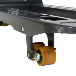 Zoom de los cuatro rodillos de la Transpaleta eléctrica litio 30Ah Extraíble - 1500 kg