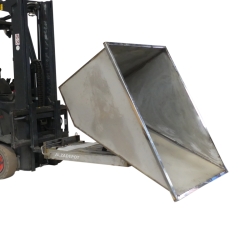 Image de Contenedor autobasculante INOX 1100 litros completamente bascula