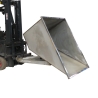Image de Contenedor autobasculante INOX 1100 litros completamente bascula