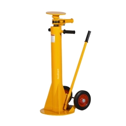 Vista delanteral del Soporte de seguridad para remolque 18 T - Elevación 900 - 1192 mm