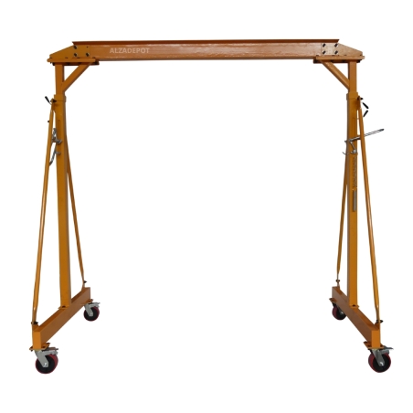 Foto zoom cierre posición 1 pórtico grúa móvil 1000