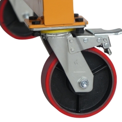 Foto zoom rueda pórtico grúa móvil 1000