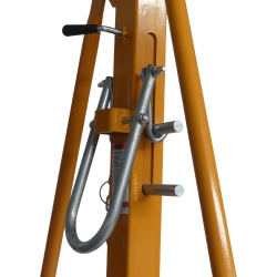 Foto zoom cierre posición 1 pórtico grúa móvil 1000