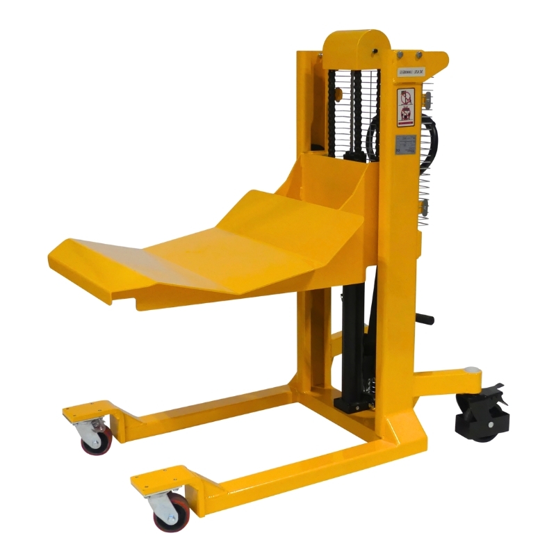 Apilador elevador de bobinas 1000 kg vista 3/4