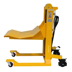 Apilador elevador de bobinas 1000 kg vista de perfil