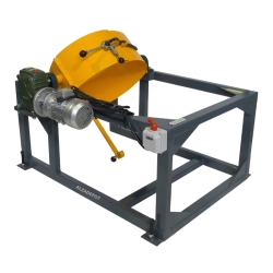 Mezclador basculante de bidones 400 kg sin bidon vista general