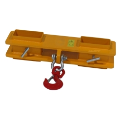 Vista superior - Gancho para carretilla elevadora 5000 kg