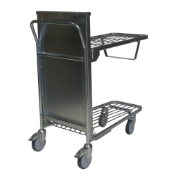 Vista desde 3/4 del Carro nivel constante con 2 plataformas 300 kg