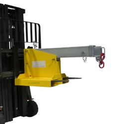 Brazo bajado - Brazo grúa articulado para carretilla elevadora - 1,2 T