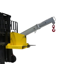 Vista completa - Brazo grúa articulado para carretilla elevadora - 1,2 T