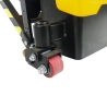 ZOOM rodillos de la transpaleta eléctrica de tijera ancha monocilíndrica 1500 kg