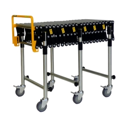 Plegado extendido - Transportador de rodillos extensible 940‑2350 mm – ancho útil 500 mm