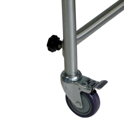 Rueda - Transportador de rodillos extensible 940‑2350 mm – ancho útil 500 mm